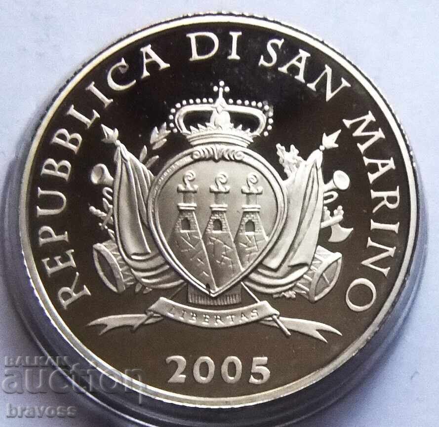 Licitație San Marino - 10 euro - 2005 Ag