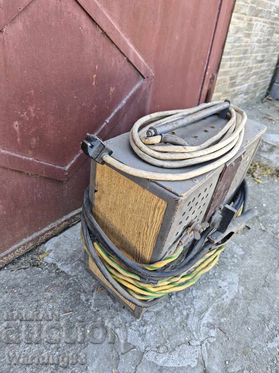 Auction Old Bulgarian arc welder - handmade - works Auction Old Bulgarian arc welder - handmade - works