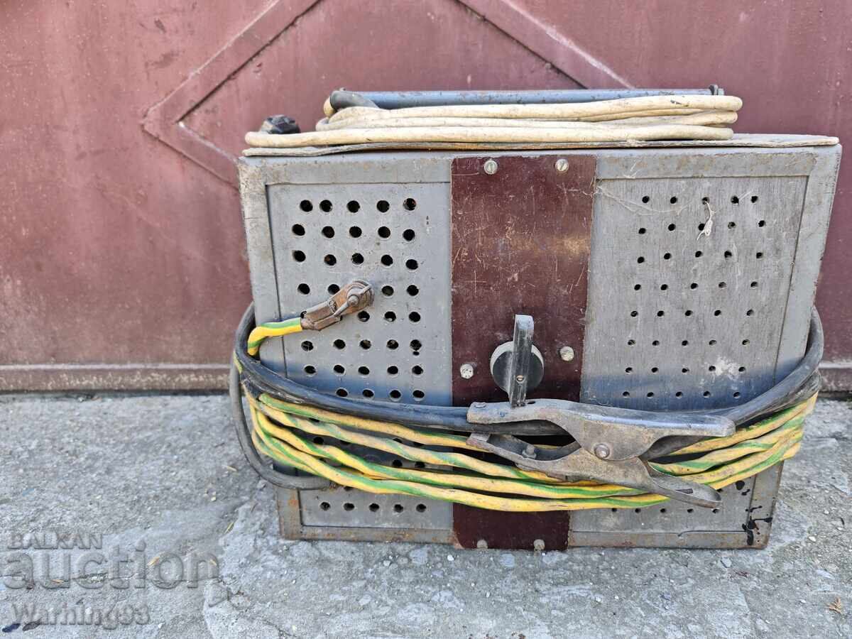 Old Bulgarian arc welder - handmade - works - 7 Old Bulgarian arc welder - handmade - works - 7