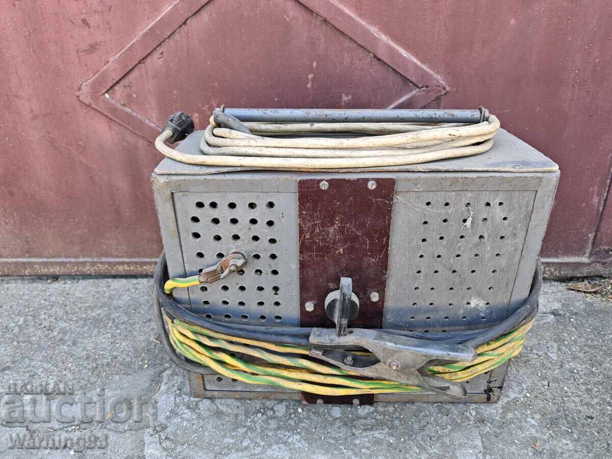 Old Bulgarian arc welder - handmade - works Old Bulgarian arc welder - handmade - works