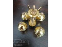 Vintage Brass Clock Part