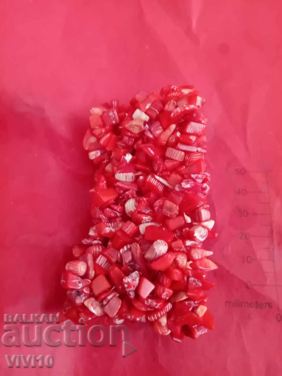 Antique red coral bracelet with price 15.00 €