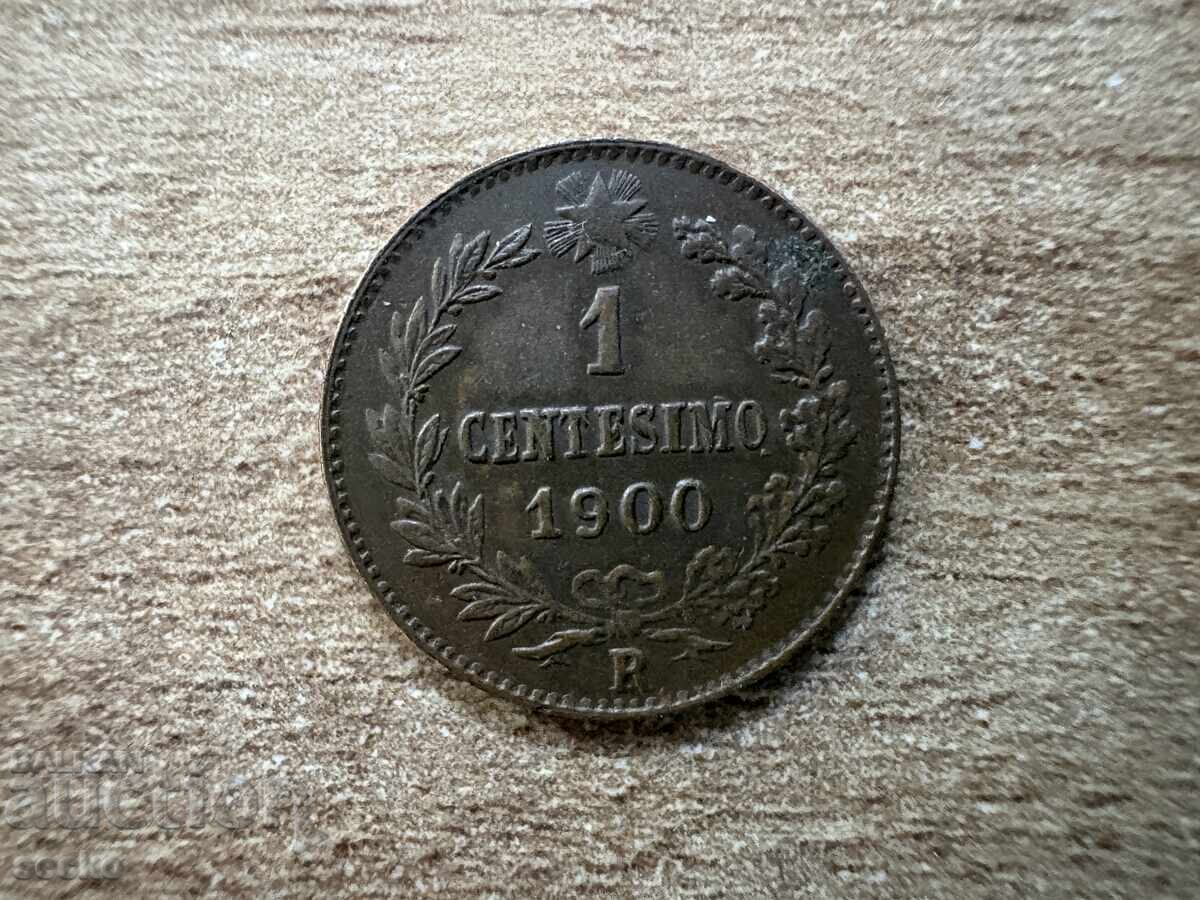 Italia - 1 centesimo (1900)