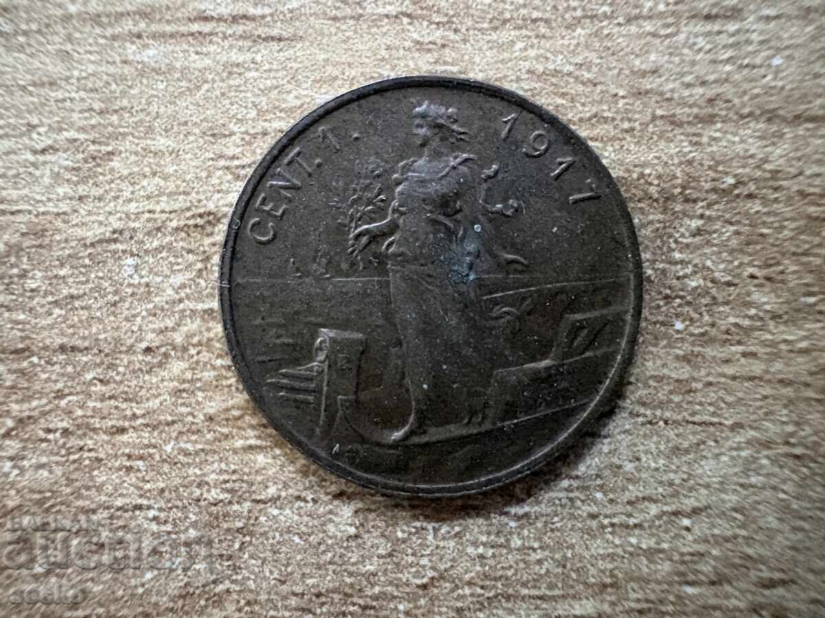 Italia - 1 centesimo (1917)