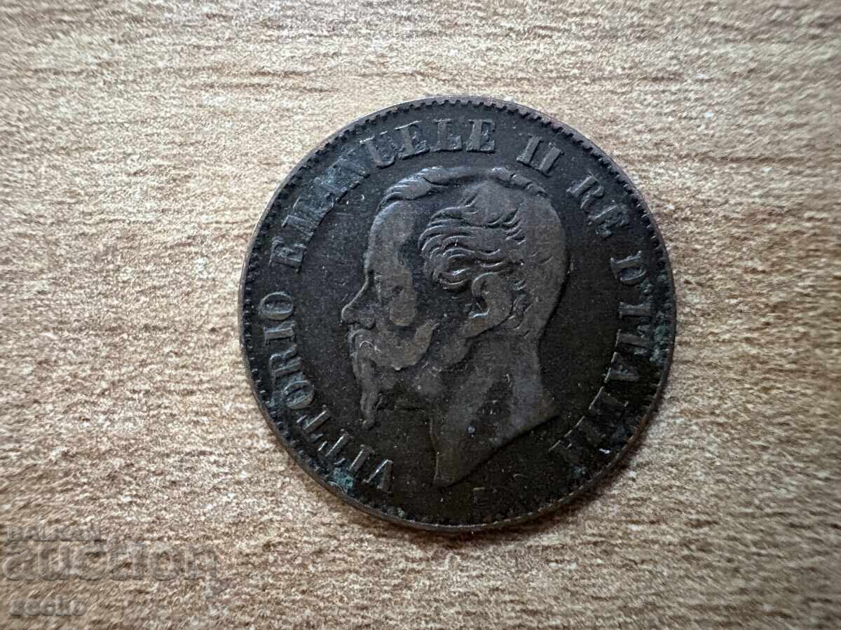 Italia - 2 centesimi (1861) - M cu preț € 2.35 | 4.60 BGN