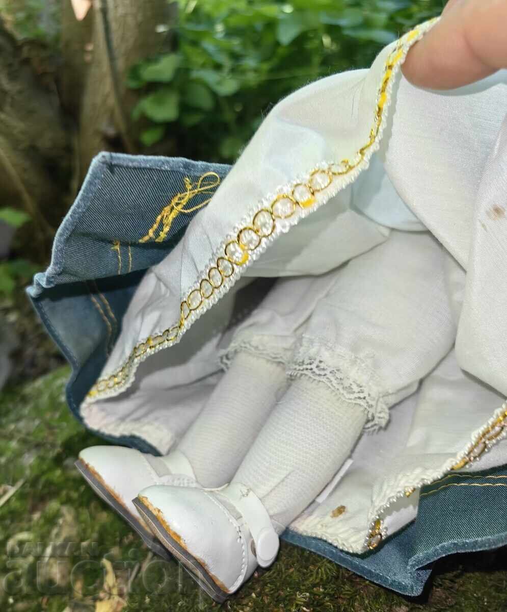 PĂPUȘĂ MARE DE COLECȚIE DIN CERAMICĂ PORȚELAN - 5