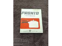„Pronto” - Instrucțiuni