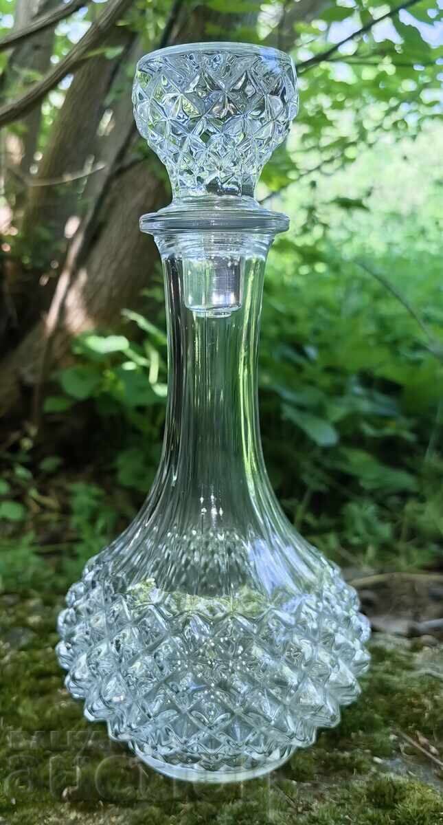 CARAFĂ DIN STICLĂ STICLĂ PENTRU VIN RACHIU CRISTAL EXCELENTĂ SĂNĂTOASĂ