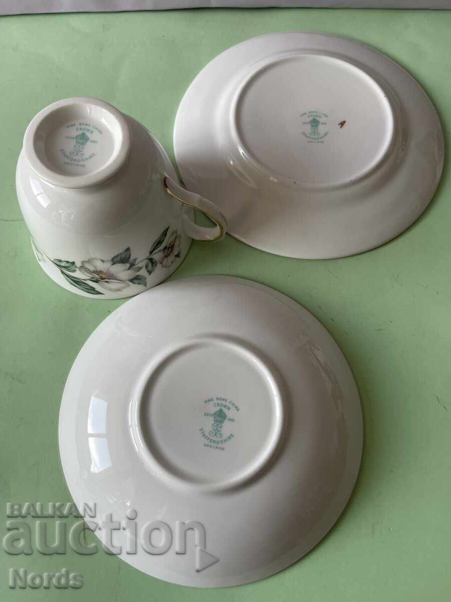 Set de ceai triplu din portelan - 5