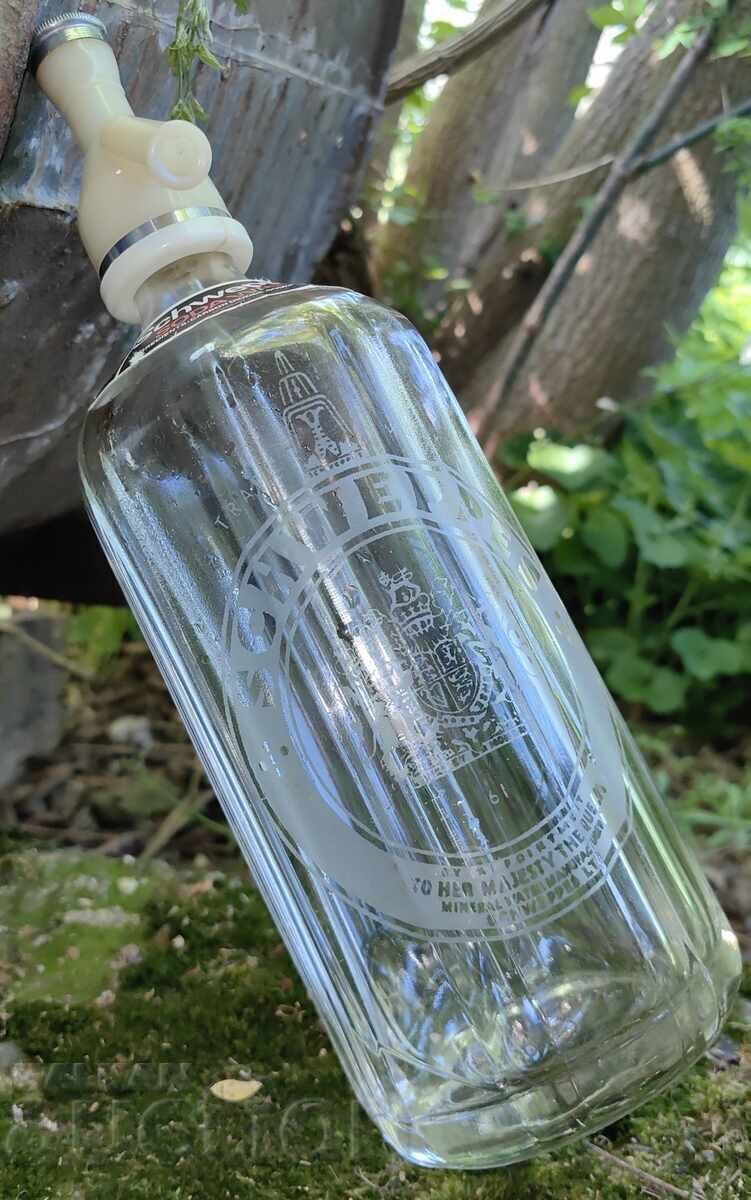 RAR SIFON VECHI SODA SCHWEPPES STICLĂ - 7