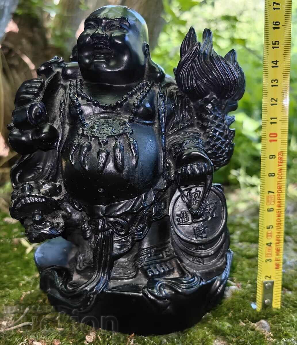 STATUETĂ FIGURINĂ BUDDHA RÂZÂND CARE ADUCE NOROC - 7