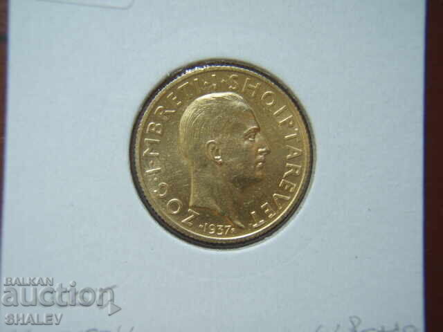 20 Franci Aur 1937 R Albania - AU/Unc (aur) - 5 20 Franci Aur 1937 R Albania - AU/Unc (aur) - 5