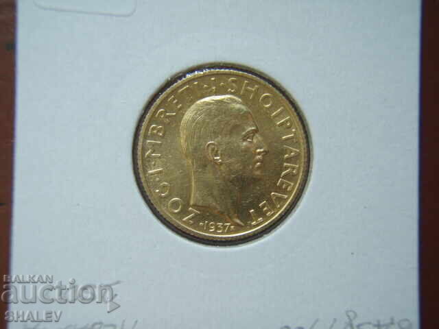 20 Francs Ar 1937 R Albania - AU/Unc (gold) - 6 20 Francs Ar 1937 R Albania - AU/Unc (gold) - 6