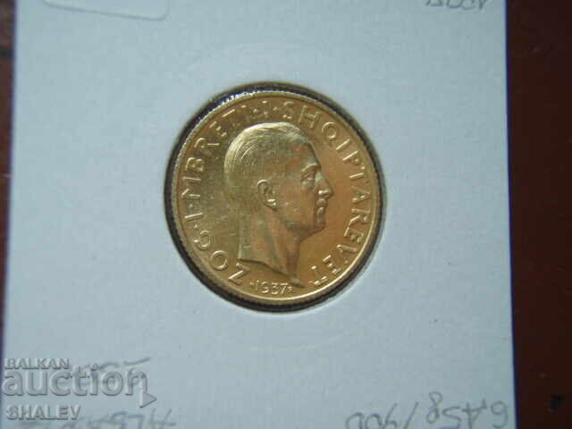 20 Franci Aur 1937 R Albania - AU/Unc (aur) - 7 20 Franci Aur 1937 R Albania - AU/Unc (aur) - 7