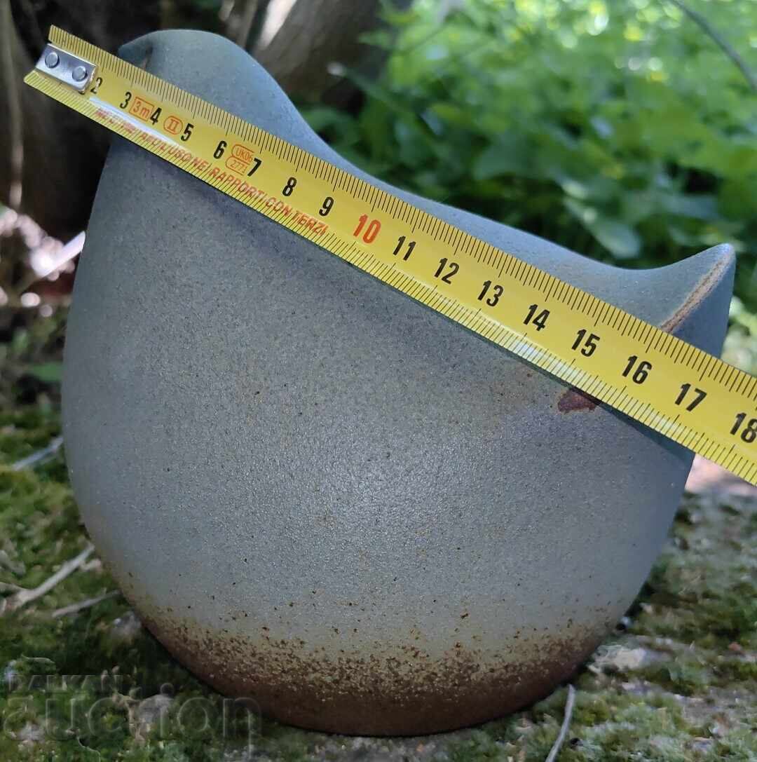 FIGURINĂ MARE STATUETĂ PUI PASĂRE CERAMICĂ ? - 6