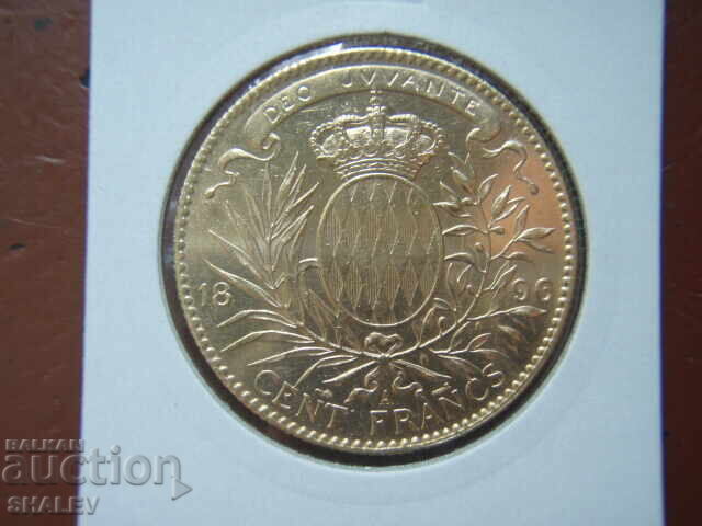 Δημοπρασία 100 φράγκα 1896 Μονακό - AU/Unc (χρυσός)