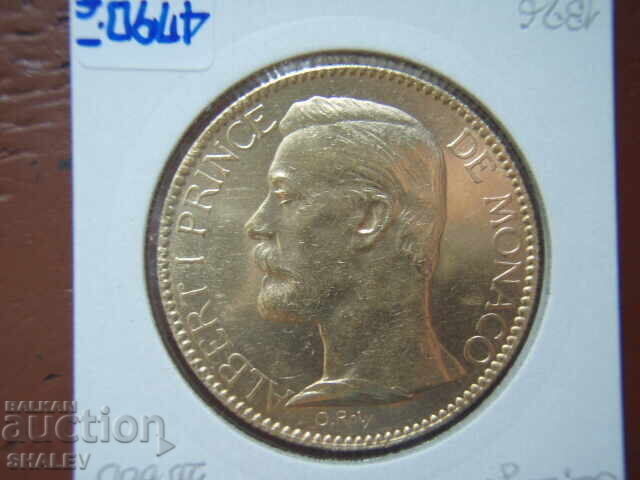 100 φράγκα 1896 Μονακό - AU/Unc (χρυσός) - 6