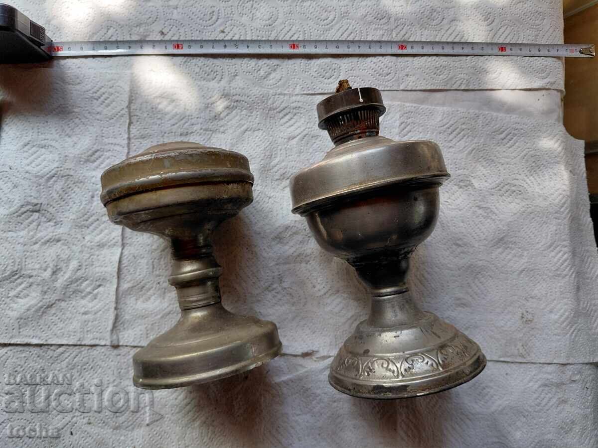 lămpi vechi cu gaz, lot de trei
