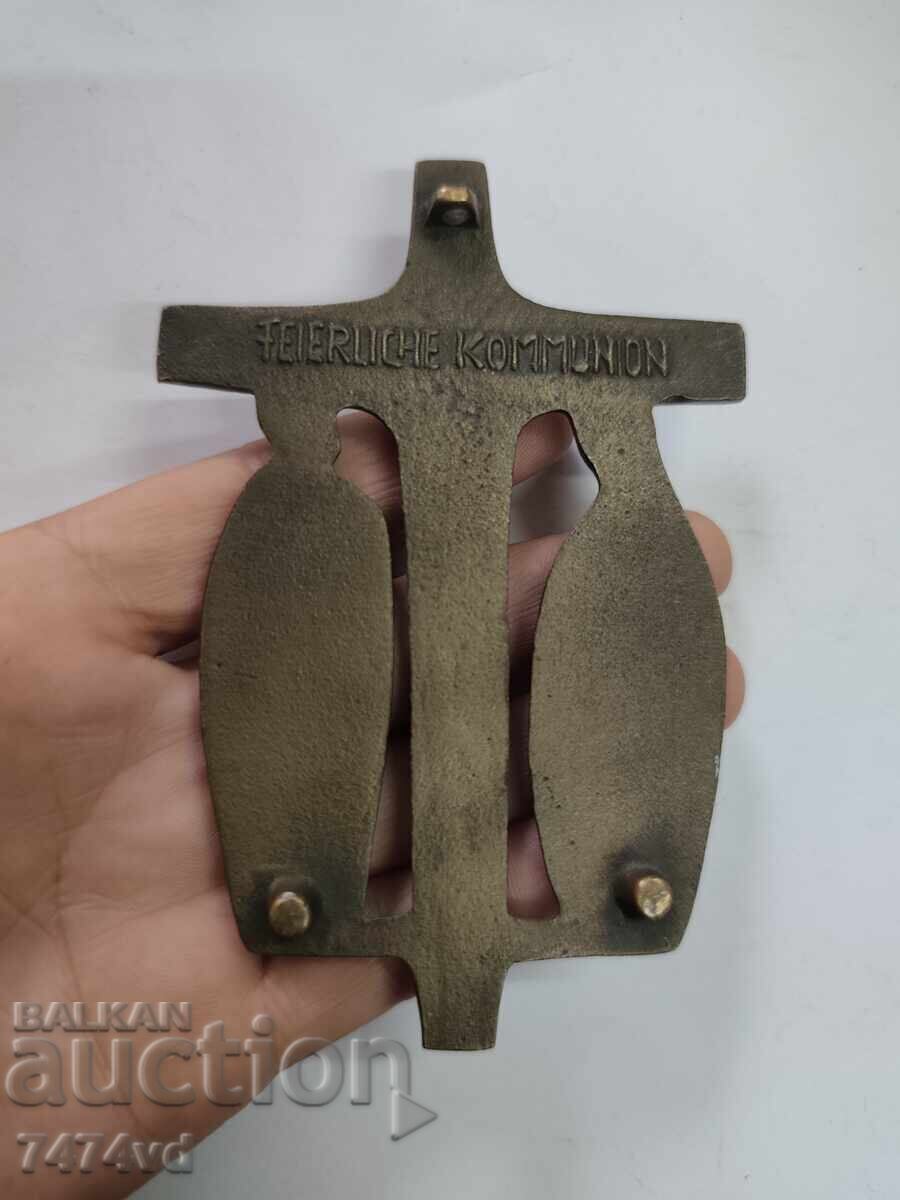 Authentic bronze crucifix with stylized craftsmanship with price € 25.00 | 48.90 BGN Authentic bronze crucifix with stylized craftsmanship with price € 25.00 | 48.90 BGN