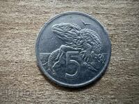 Noua Zeelandă - 5 cenți (1972)