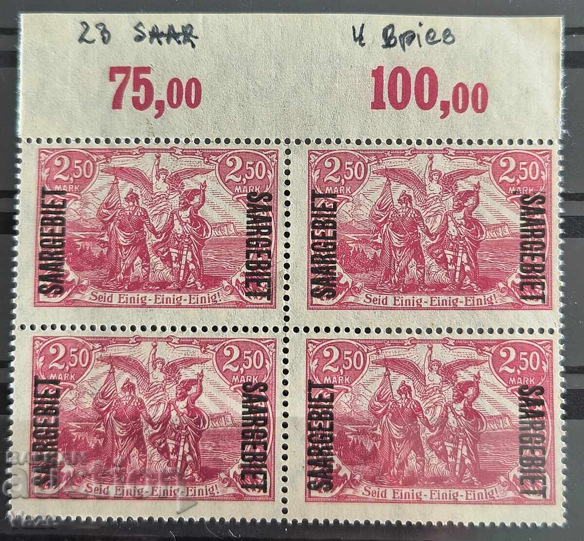 Germania, SAAR mnh**