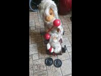 Old large toy 2 monkeys