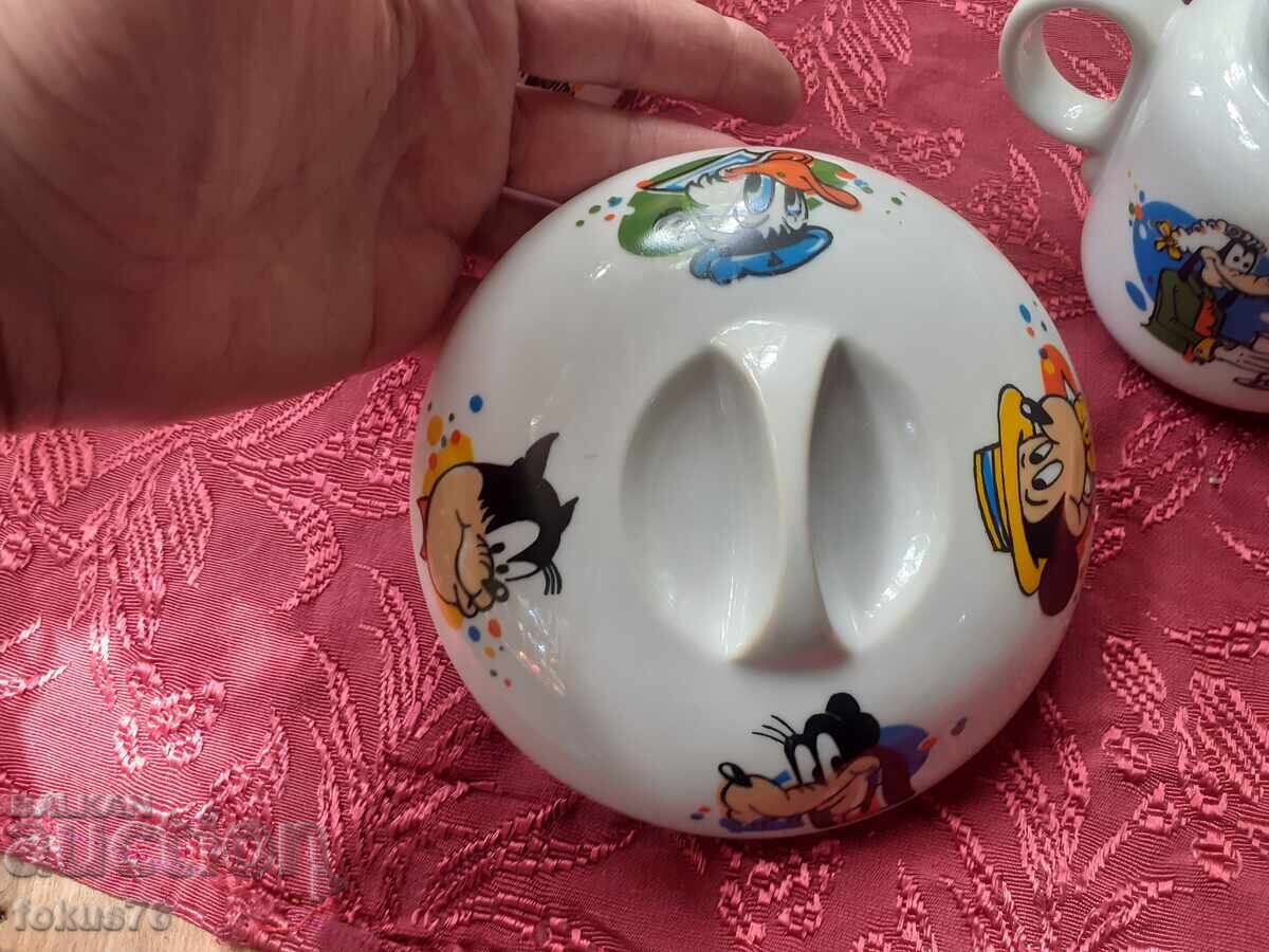 Set de ceainic și supieră din porțelan bulgăresc pentru copii - 5 Set de ceainic și supieră din porțelan bulgăresc pentru copii - 5