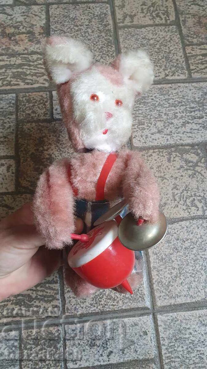 Auction  Vintage toy drummer rabbit
