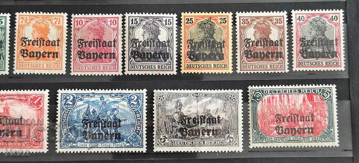 Бавария MH* , пълна серия с цена € 18.00 | 35.21 лв. Бавария MH* , пълна серия с цена € 18.00 | 35.21 лв.