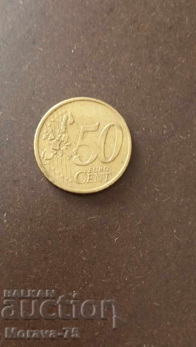 Licitație 50 lepta 2002 50 euro cenți Grecia Licitație 50 lepta 2002 50 euro cenți Grecia
