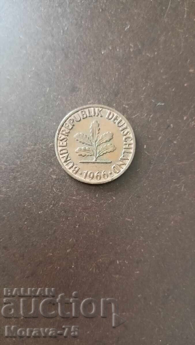2 пфенинга 1966 Германия с цена € 1.00 | 1.96 лв. 2 пфенинга 1966 Германия с цена € 1.00 | 1.96 лв.