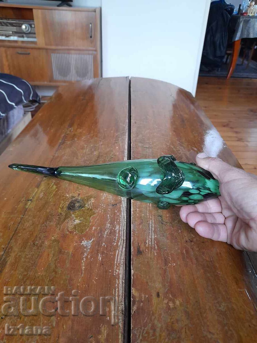 Glass figure, figurine, fish - 5