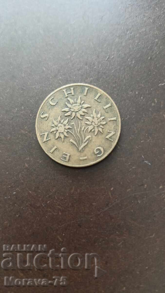 1 șiling 1961 Austria cu preț € 1.50 | 2.93 BGN