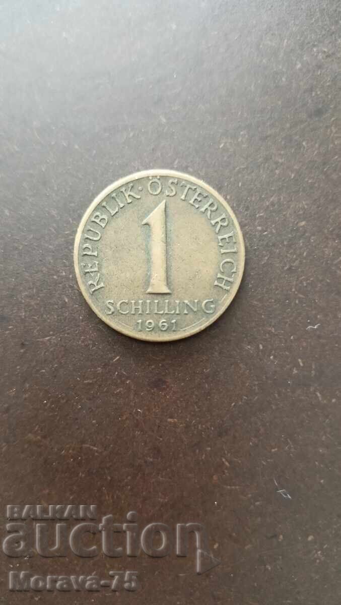 1 șiling 1961 Austria