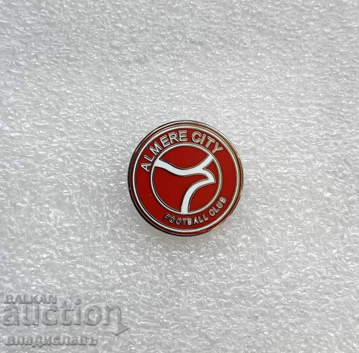 insignă fotbal Olanda Clubul de Fotbal ALMERE CITY