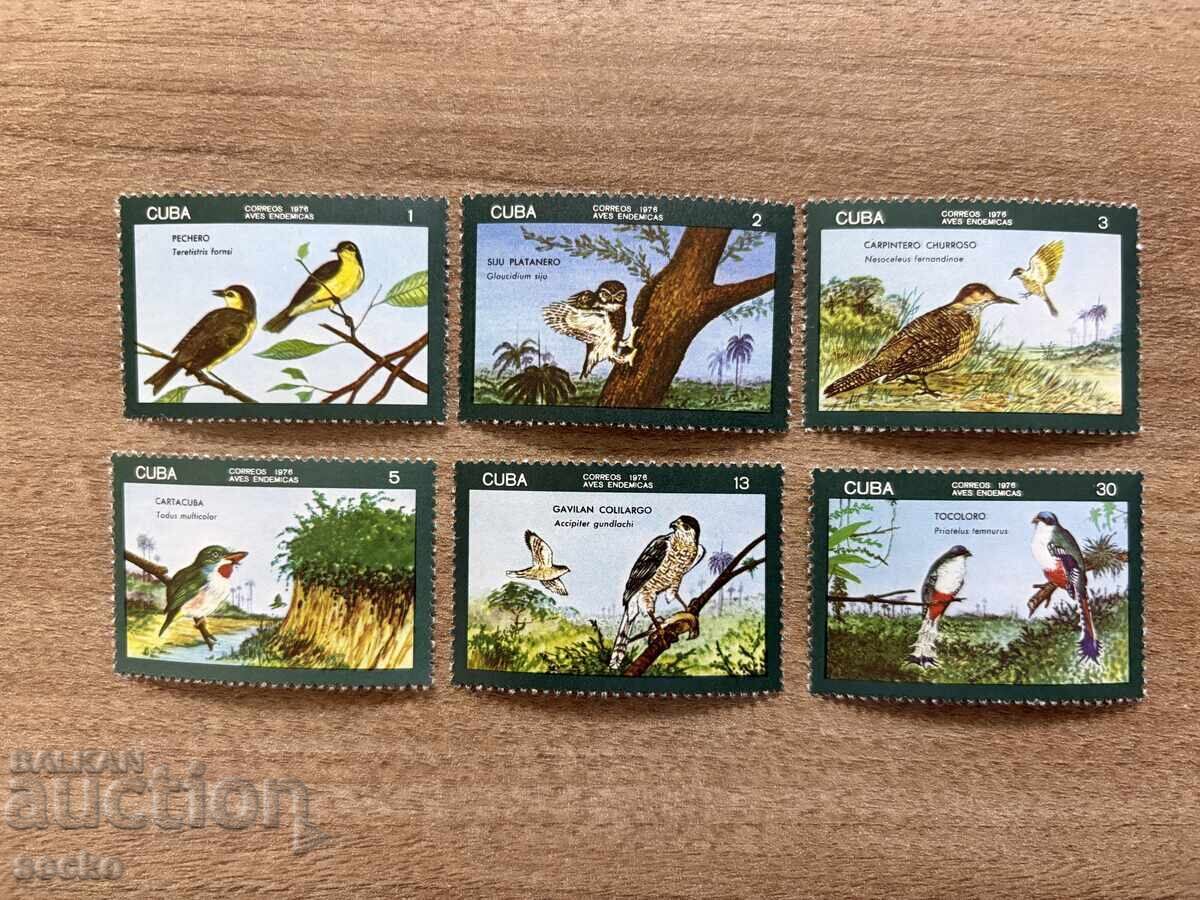 Куба - Птици (1976) MNH
