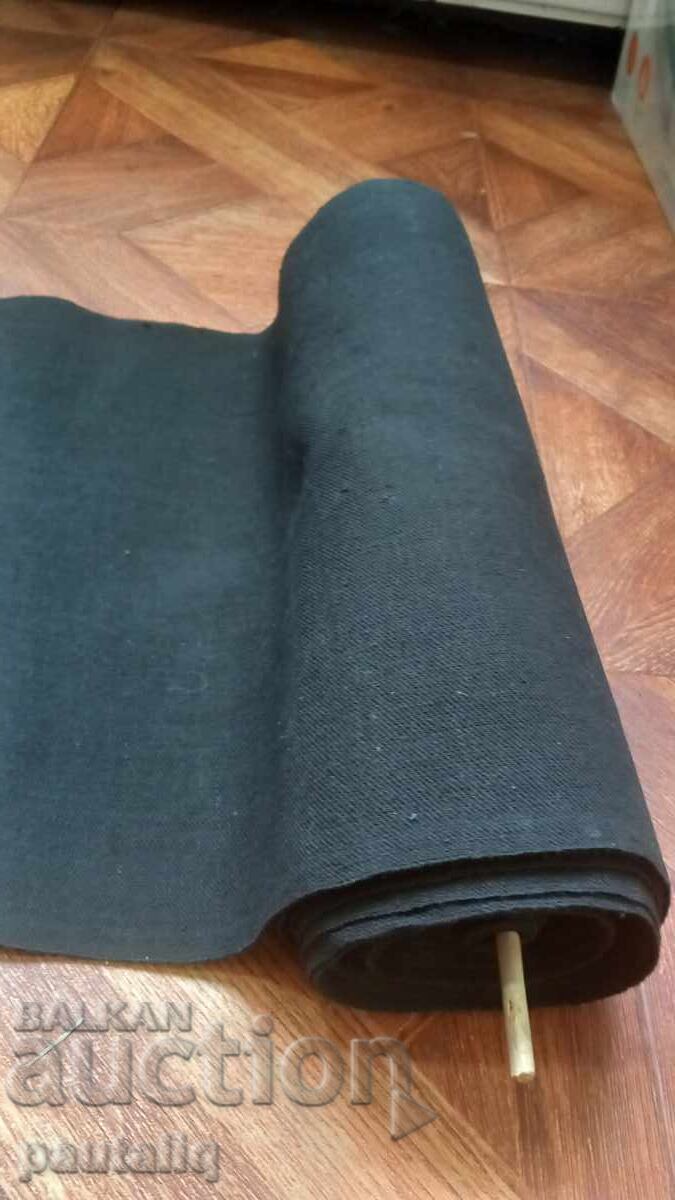 PÂNZĂ AUTENTICĂ DIN BUMBAC PENTRU COSTUM POPULAR NEAGRĂ - 5