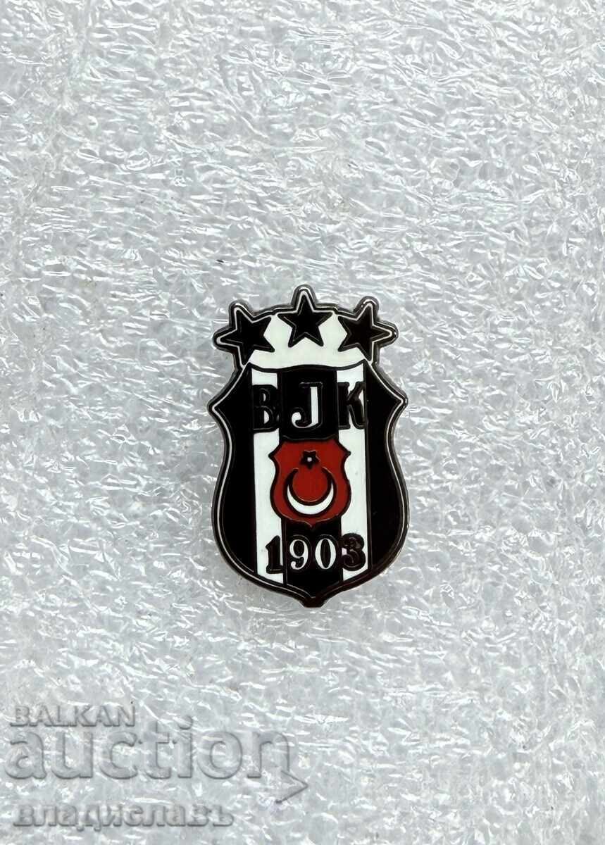 Insignă fotbal Turcia Clubul de Fotbal BEȘIKTAȘ ISTANBUL