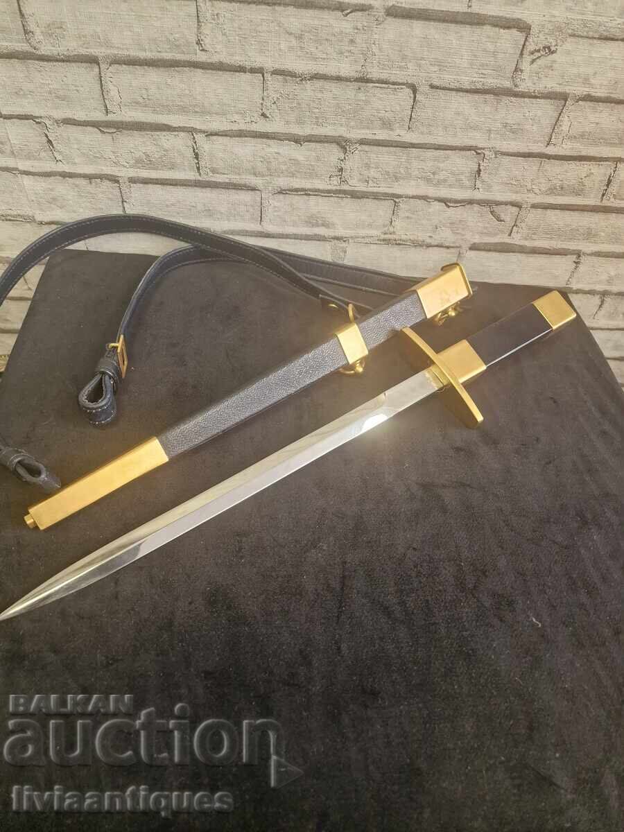 Pumnal francez. Lungime 41 cm cu teacă - 5