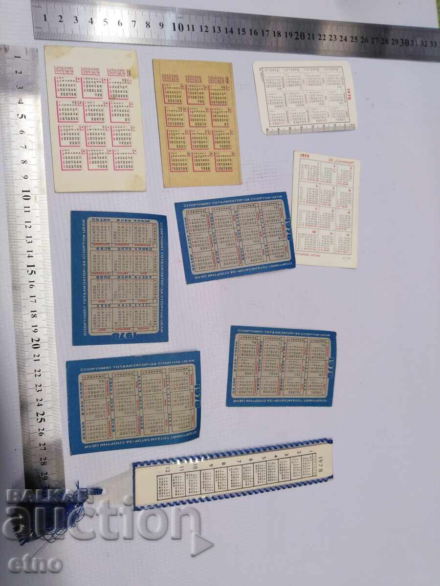 Fotbal 1978 CALENDARE VECHI-16 BUCĂȚI, calendar, calendar mic - 6