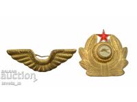 Кокарди пилот военновъздушни сили соц
