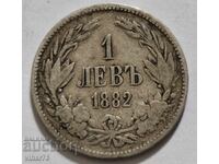 ASEBŬRNA MONETA OT 1 LEV 1882g
