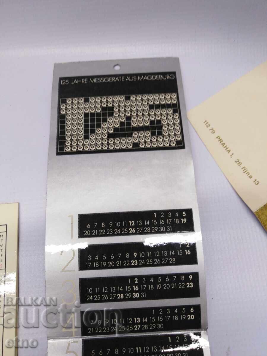 CALENDARE VECHI DIN 1975 - 5 BUCĂȚI, calendar, calendar mic - 7