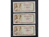 Iugoslavia (RSFI) 10 Dinari 1968 UNC