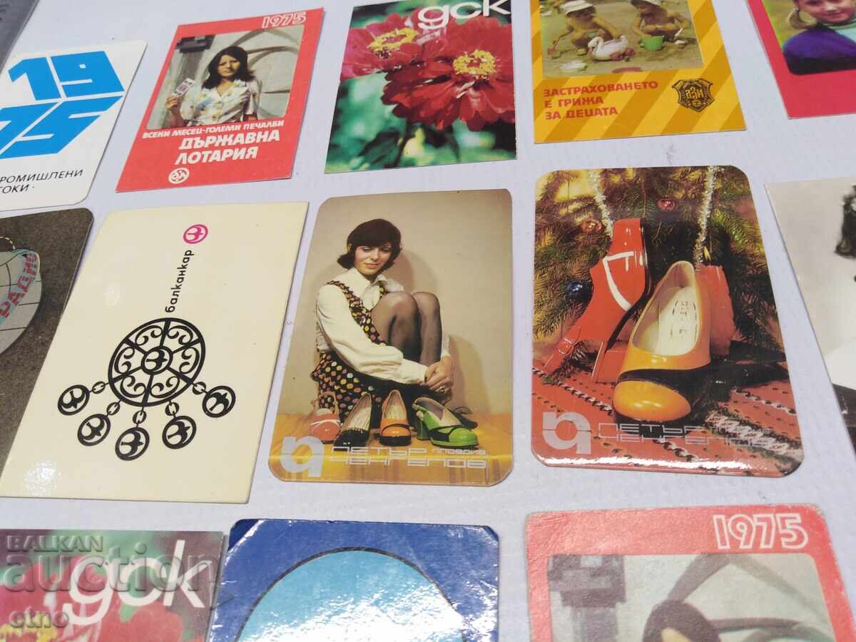 1975 CALENDARE VECHI - 15 BUCĂȚI, calendar, calendăraș cu preț € 2.02 | 3.95 BGN