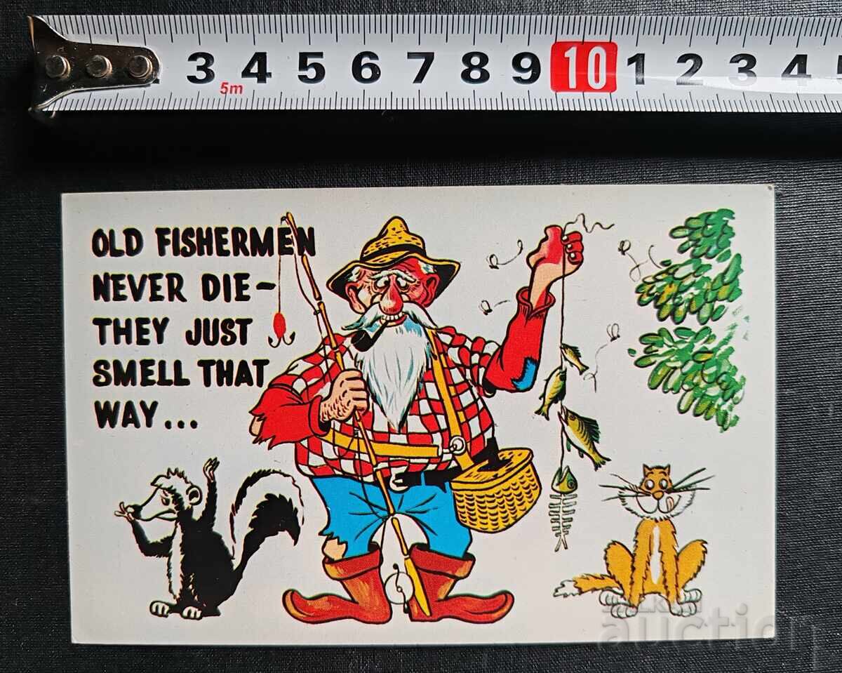 SUA. Carte poștală retro amuzantă cu inscripție umoristică în engleză cu preț € 3.34 | 6.53 BGN SUA. Carte poștală retro amuzantă cu inscripție umoristică în engleză cu preț € 3.34 | 6.53 BGN
