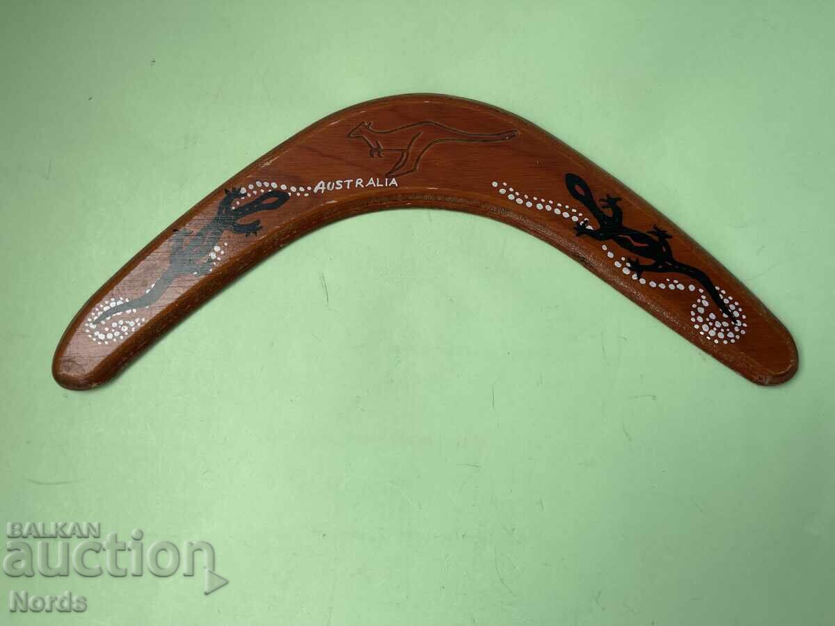 Australian wooden boomerang