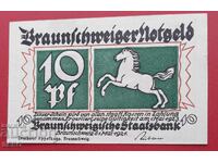 Bancnota-Germania-Braunschweig-10 Pfennig 1921