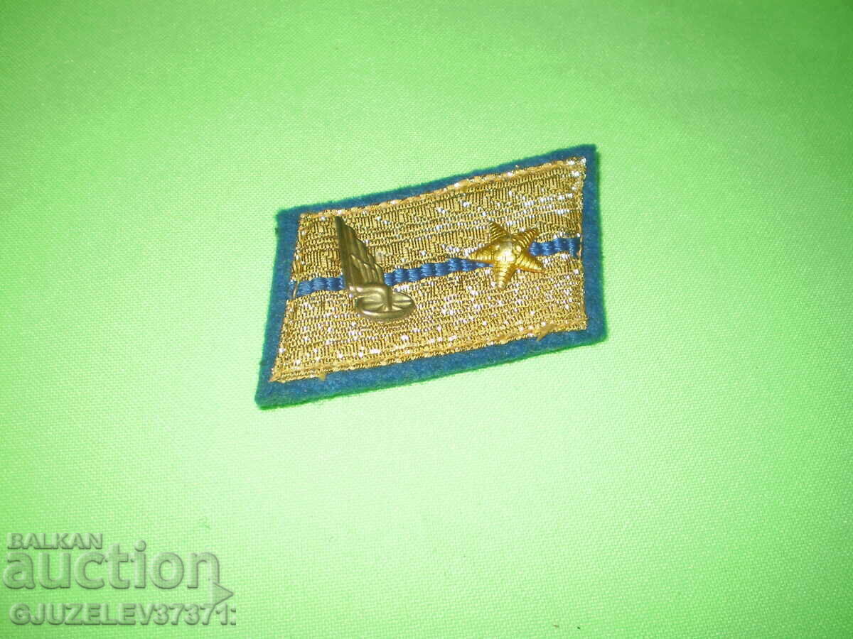 Military bullion collar tabs gold bullion two different insignia for uniform - 7