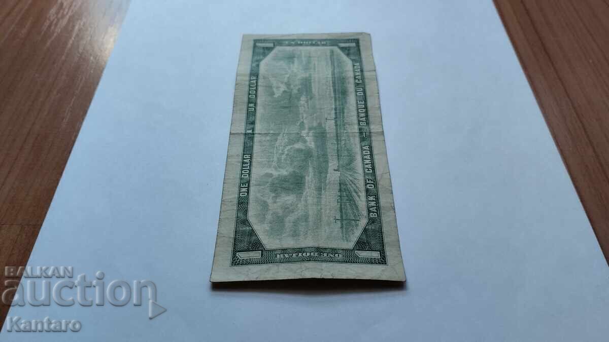 Bancnotă - CANADA - 1 dolar - 1954 - 6